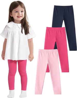 3 Pack Baby Cotton Pants Toddler Boys Girls Leggings Basic Clothes Size 18M-5T