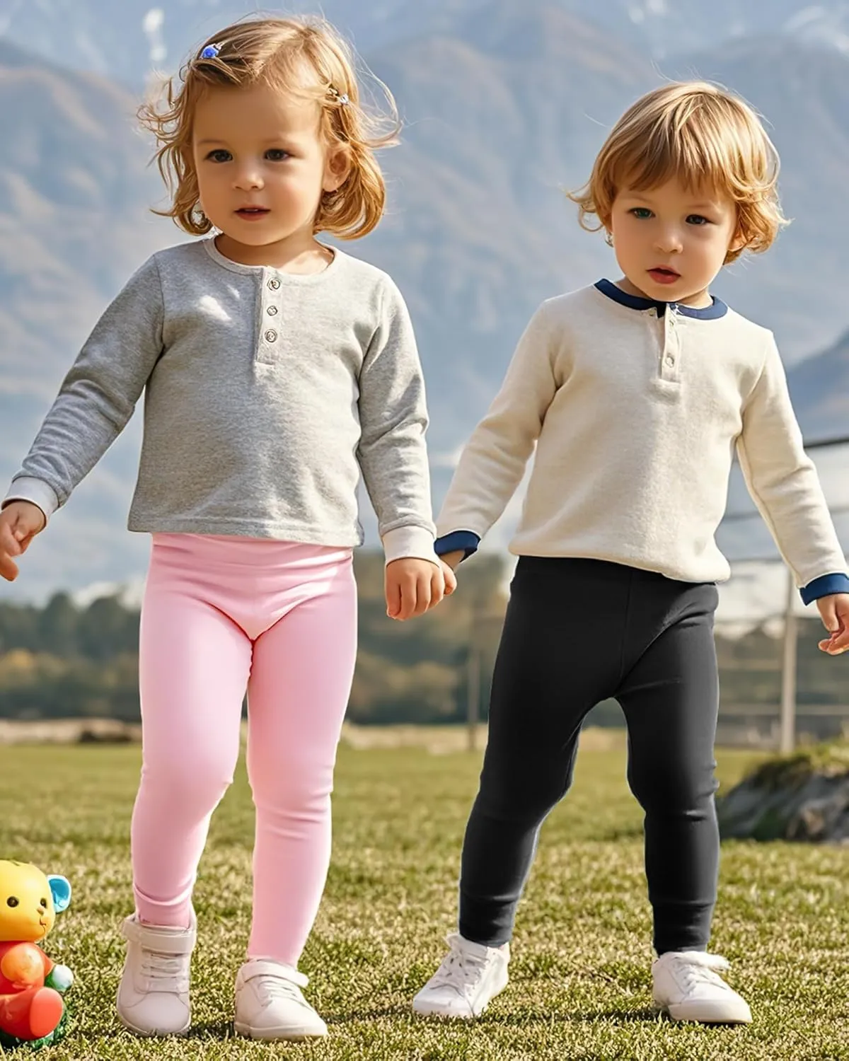 3 Pack Baby Cotton Pants Toddler Boys Girls Leggings Basic Clothes Size 18M-5T