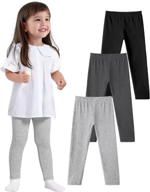 3 Pack Baby Cotton Pants Toddler Boys Girls Leggings Basic Clothes Size 18M-5T