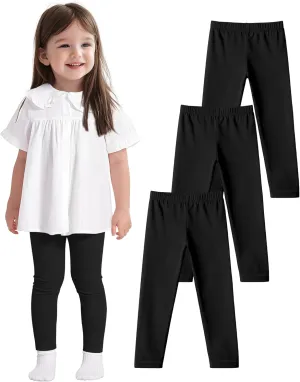 3 Pack Baby Cotton Pants Toddler Boys Girls Leggings Basic Clothes Size 18M-5T