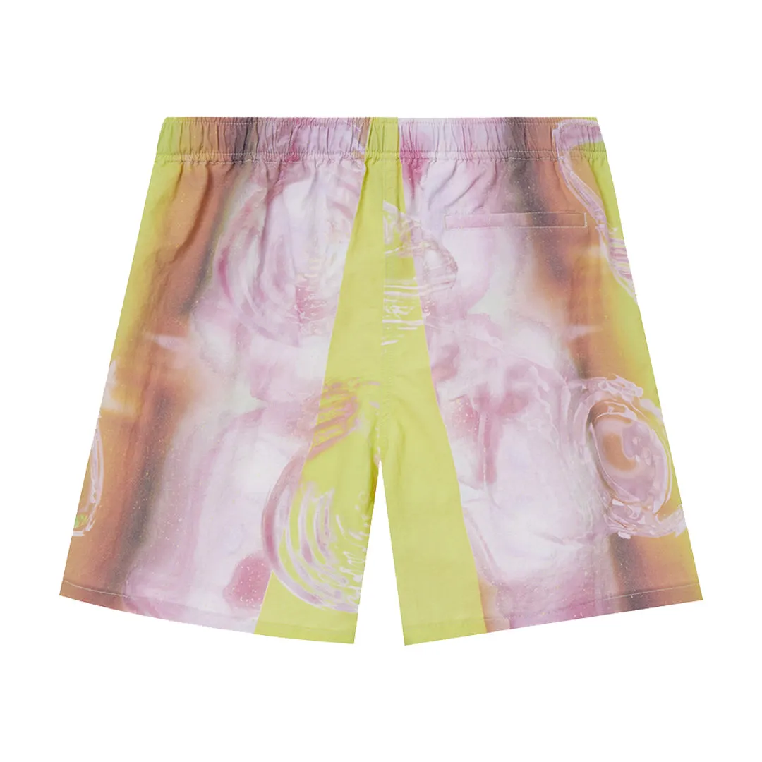 ABSTRACT BEACH SHORTS MULTI