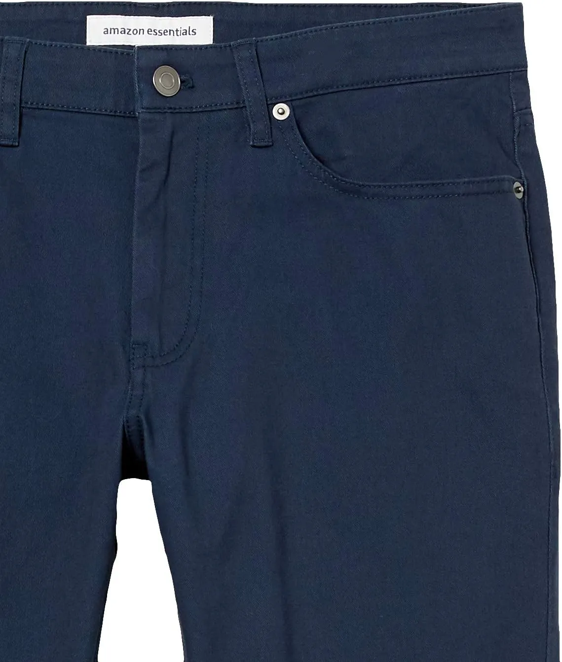 Amazon Essentials Slim Fit Khaki Pants for Men, 5-Pocket Stretch Twill