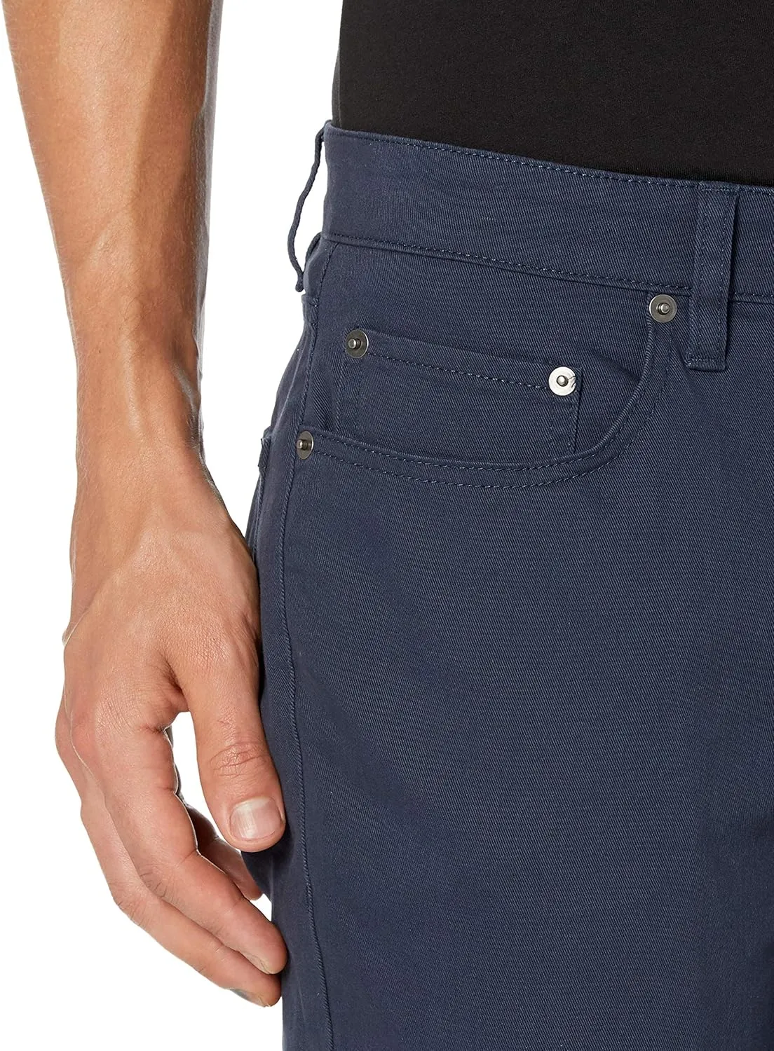 Amazon Essentials Slim Fit Khaki Pants for Men, 5-Pocket Stretch Twill