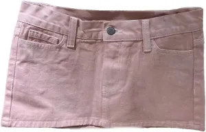 American Vintage Denim Mini Skirts Women Summer High Waist Straigth Short Skirt