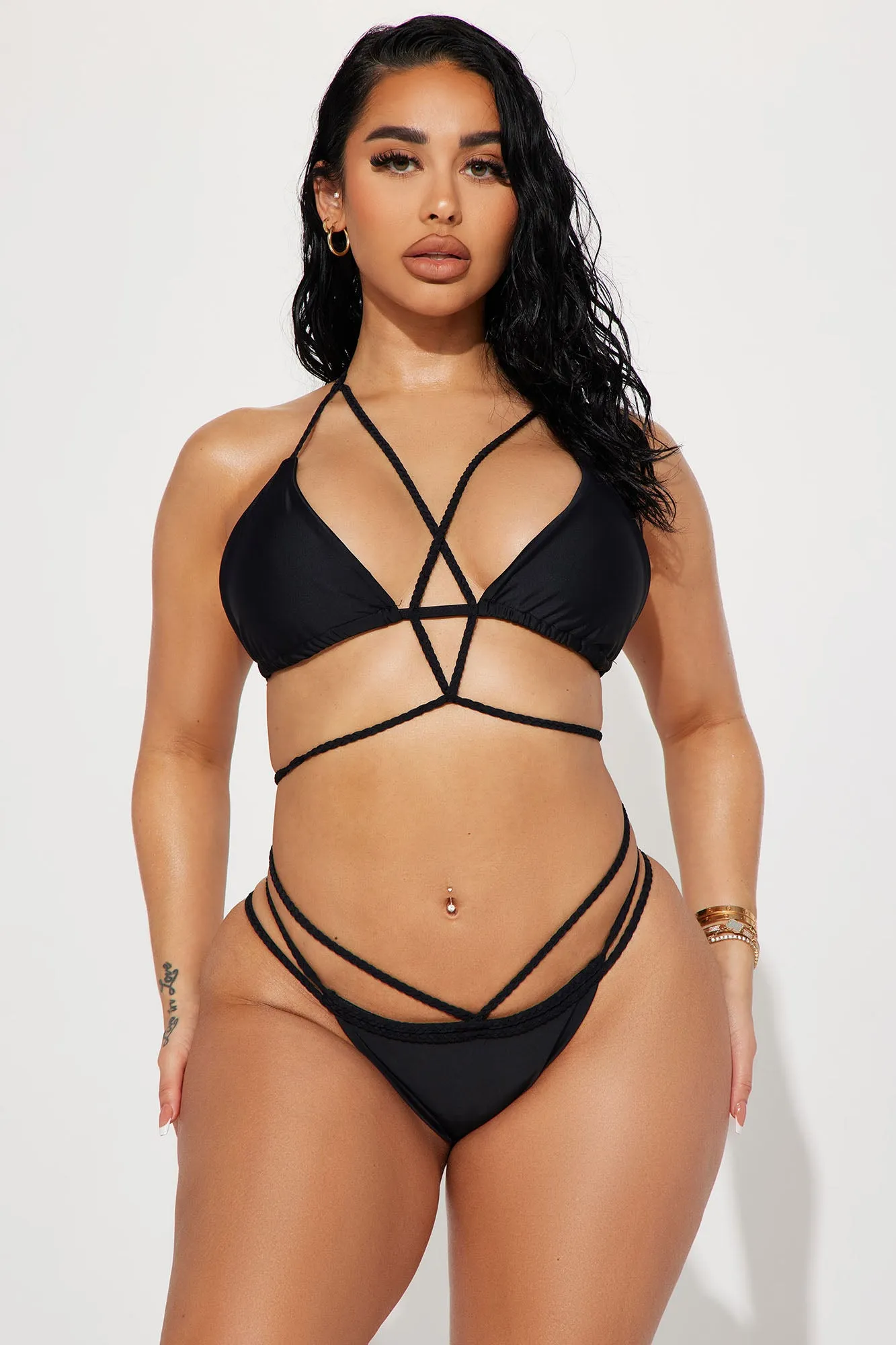 Another Spring Break Fling 2 Piece Bikini - Black