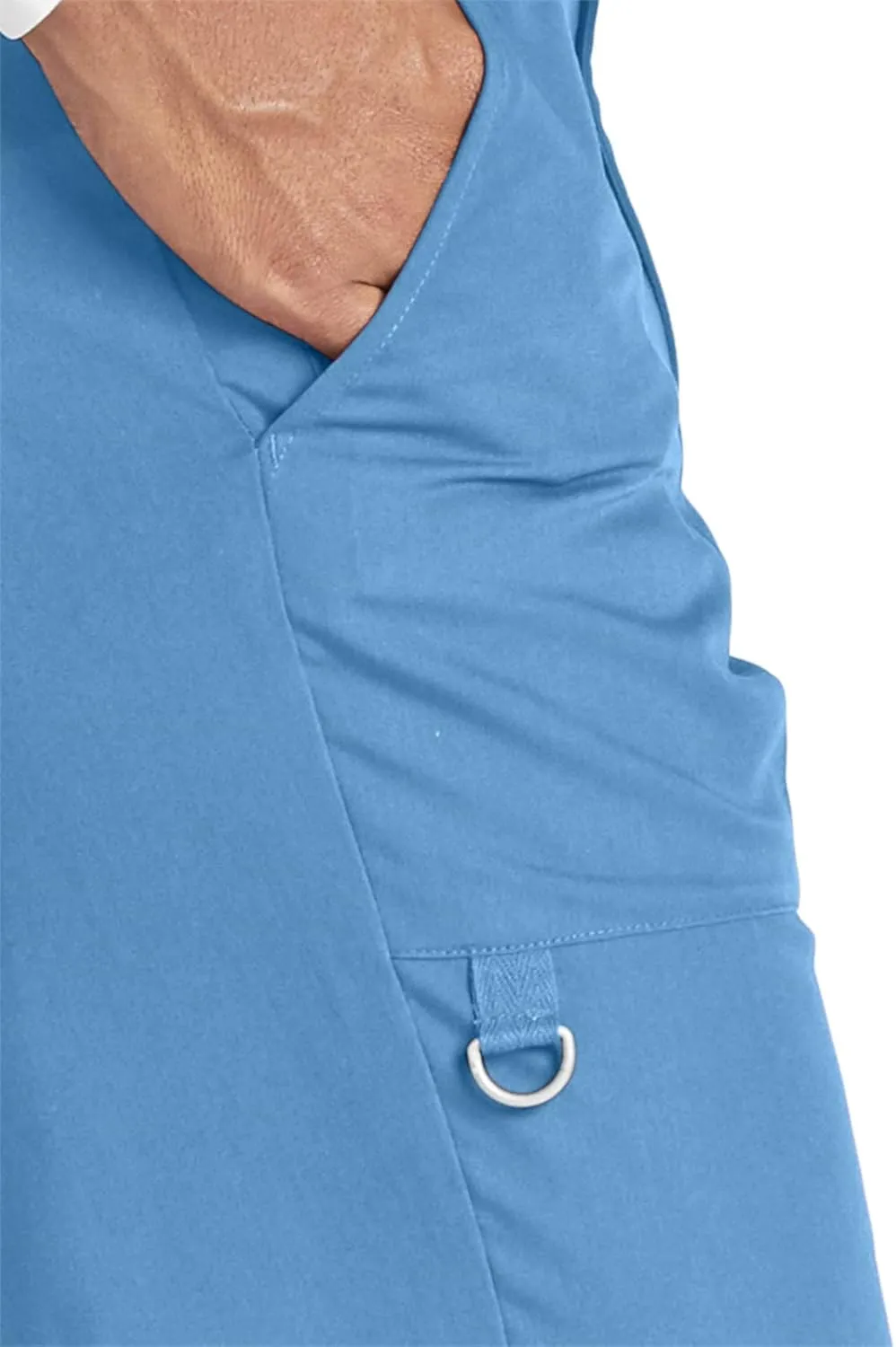 Barco Men's Big 6 Pocket Zip Fly Drawstring Scrub Pant