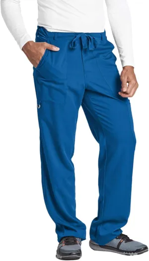 Barco Men's Big 6 Pocket Zip Fly Drawstring Scrub Pant