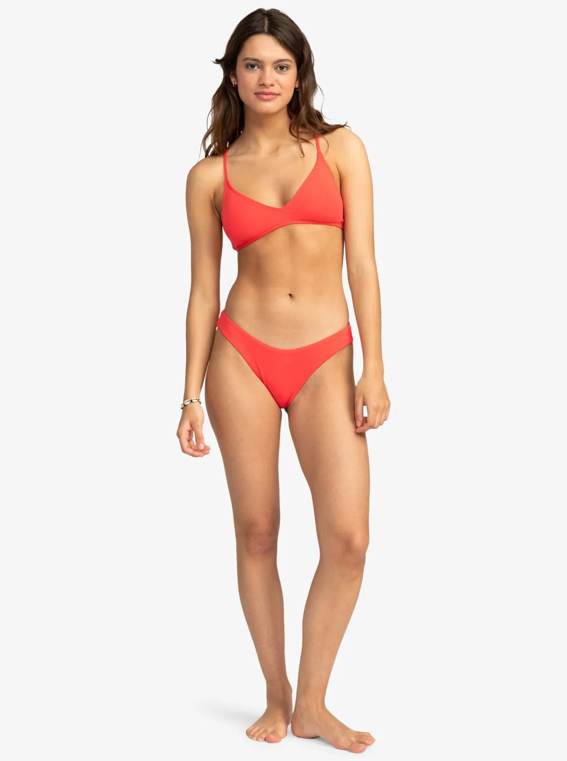 Beach Classics Athletic Triangle Bikini Top - Hibiscus