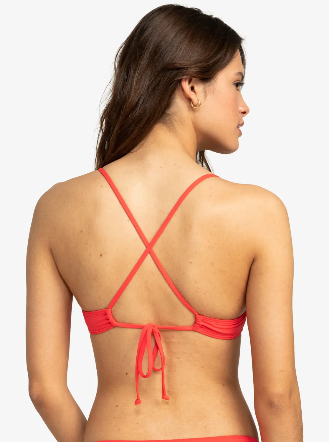 Beach Classics Athletic Triangle Bikini Top - Hibiscus