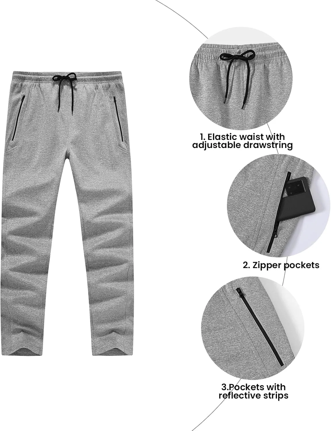 BGOWATU Men's Tracksuits 2 Piece Running Sports Sweatsuits For Men Full Zip Athletic Jackets and Pants Outfits