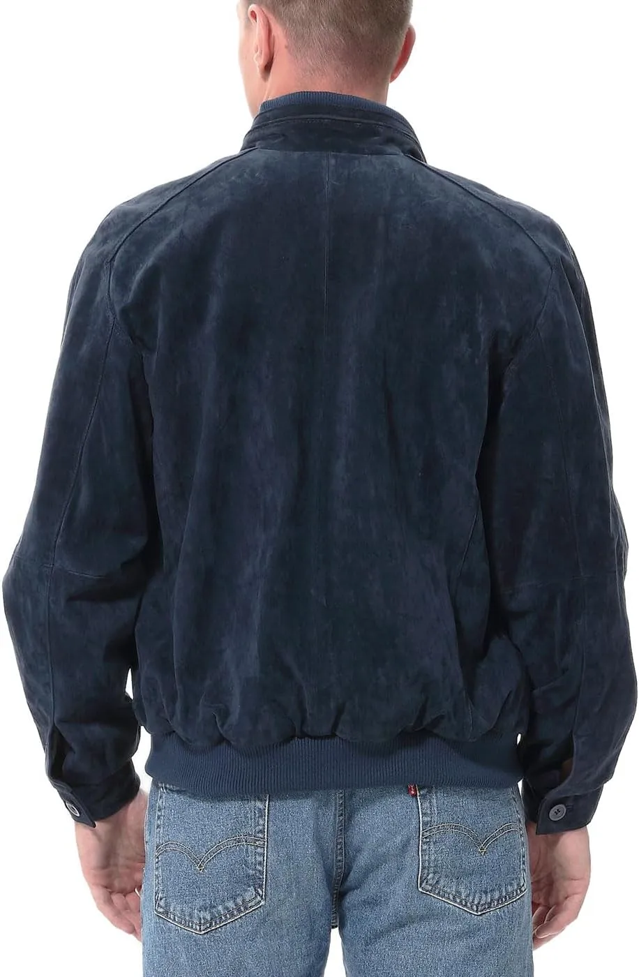 BGSD Men City Lambskin Leather Bomber Jacket (Also available in Big and Tall)