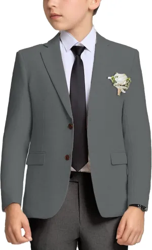 Bofan Boys Linen Blazer Suit Jackets for Boy Separate Kid Blazers Coats Summer Beach Prom Wedding Outfit