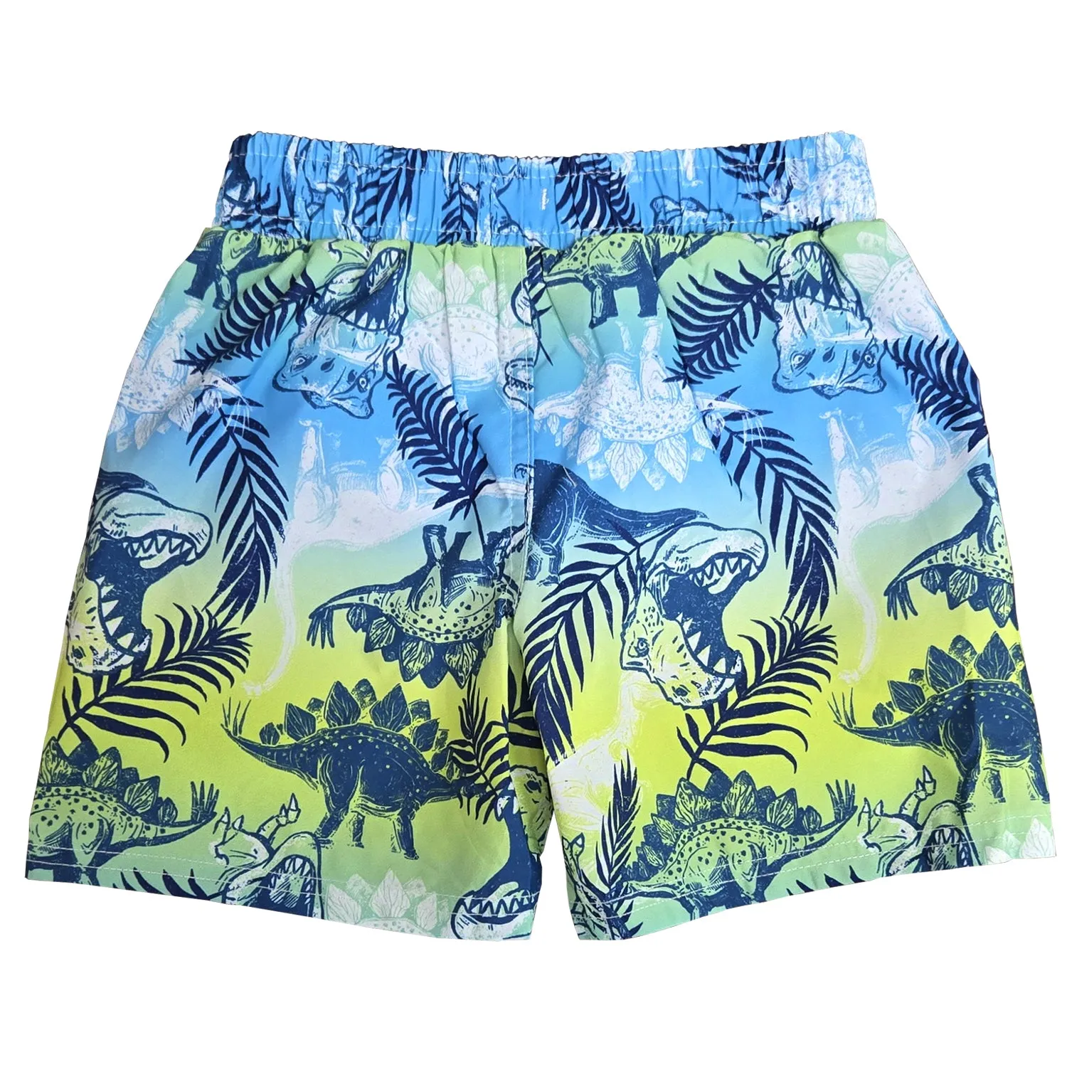 BT-A483 - Wholesale Toddler Boy's Dinosaur Print Swim Trunk