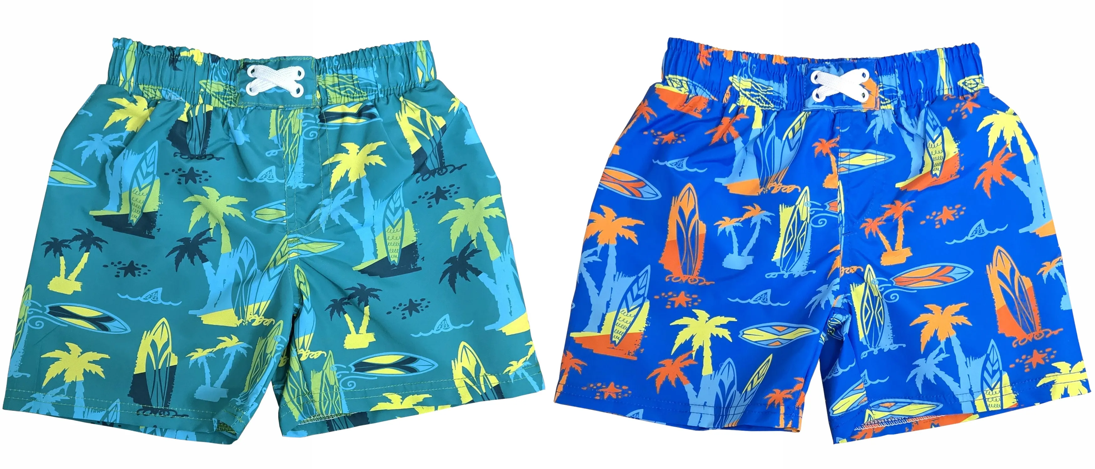 BT-A485 - Wholesale Toddler Boy's Surfer Print Swim Trunk