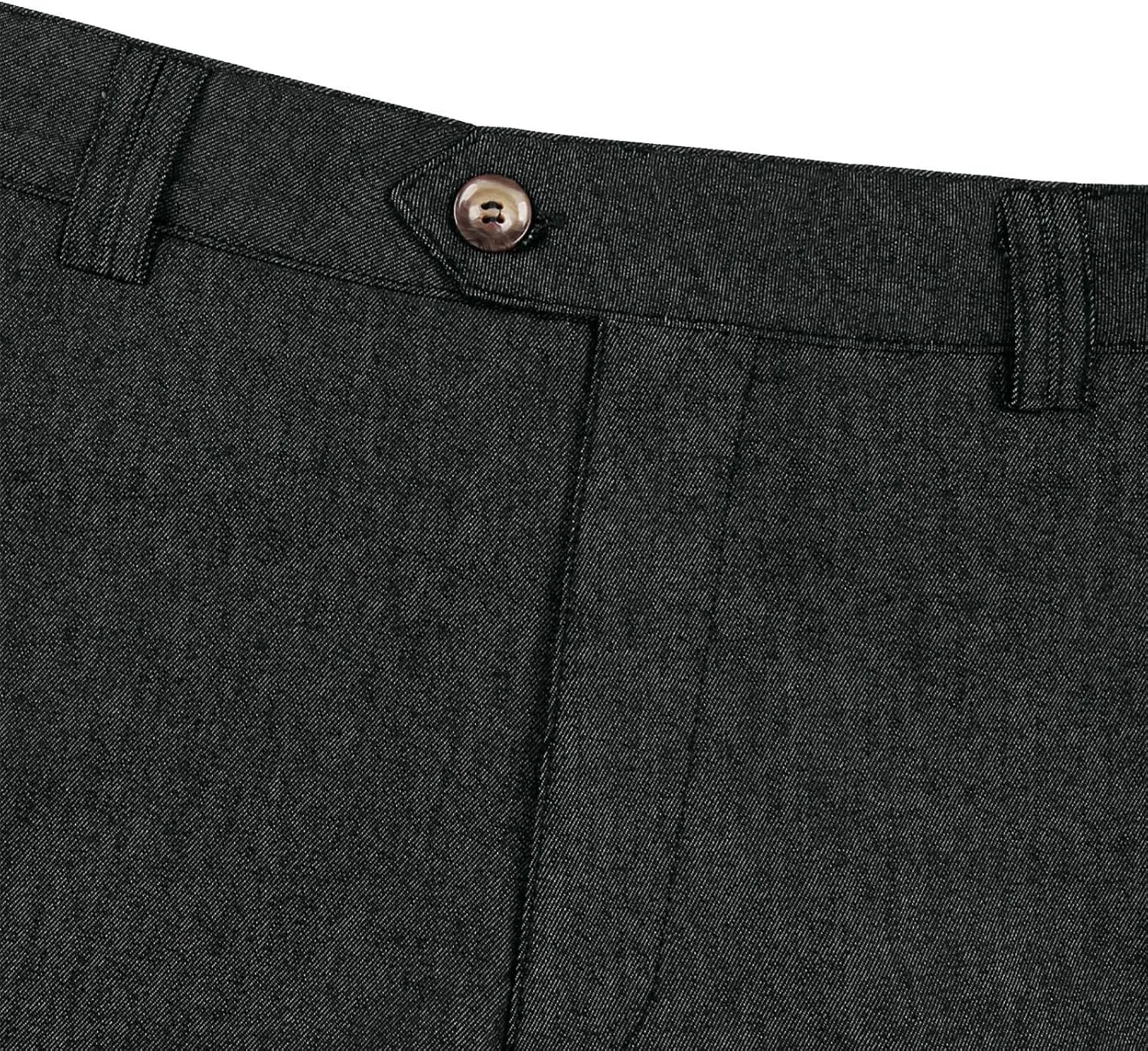 Business Dress Work Slim Fit Pants for Men Casual Button Zipper Classic Suit Pant Cotton Thin Quick Dry Trousers
