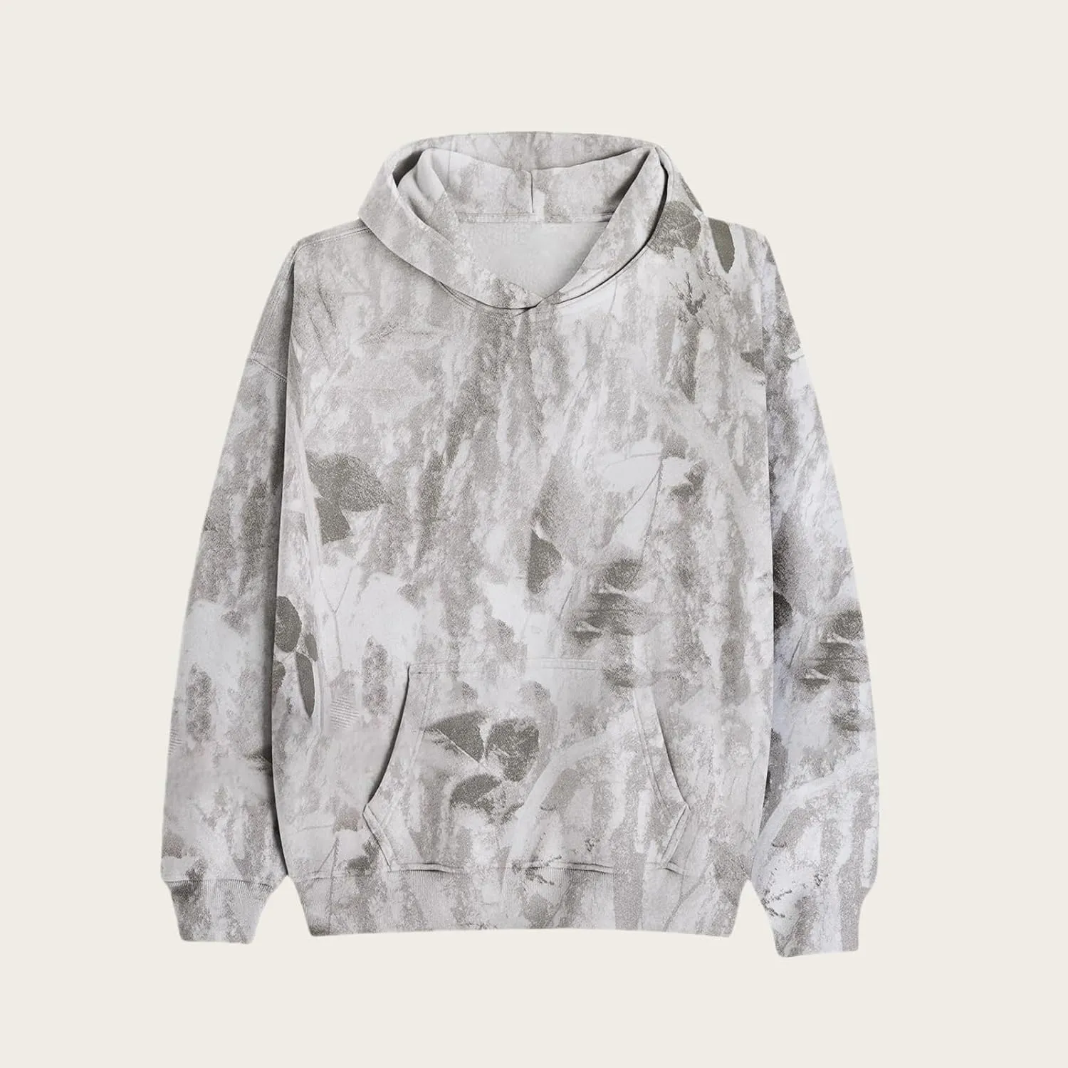 Camo Hoodie Womens Maple Leaf Print Oversized Hooded Sweatshirt Pullover Loose Casual Top Workout Athletic Hoodies