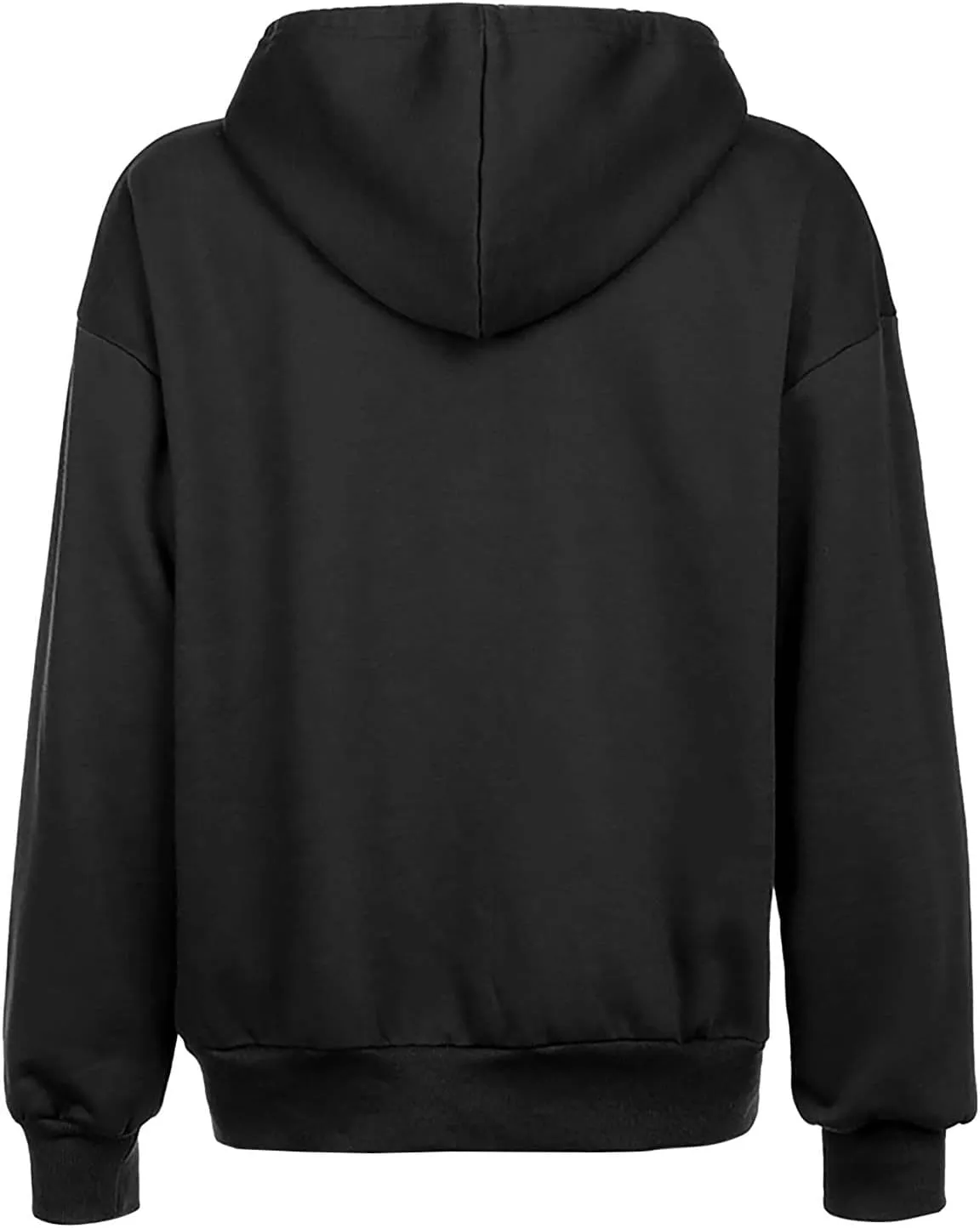 Ceboyel Womens Oversized Hoodie Sweatshirt Full Zip Up Jacket Drawstring Hooded Top Teen Girl Y2k Preppy Clothing with Pocket