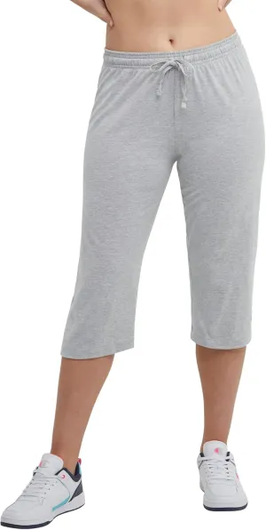 Champion Women'S Capri Pants, Lightweight Lounge Cropped Pants, Jersey Knit Capri For Women, 18
