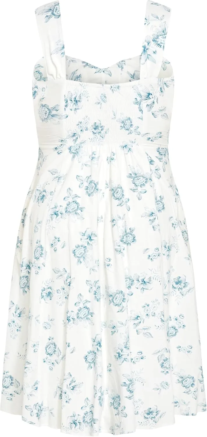 City Chic Women's Citychic Plus Size Dress Marylou PRT