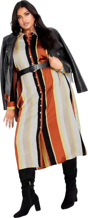 CITY CHIC Women's Norah Print Dress