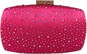 Clutch Purses for Women Elegant Oval Shape Rhinestones Crystal Clutch Evening Bag for Women's Party, Prom, and Special Occasions