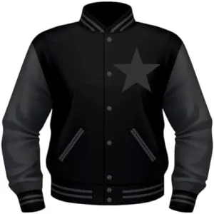 Custom Varsity Jackets, Baseball/Basketball Letterman Unisex Wool and Leather Varsity Jacket Mens/Womens