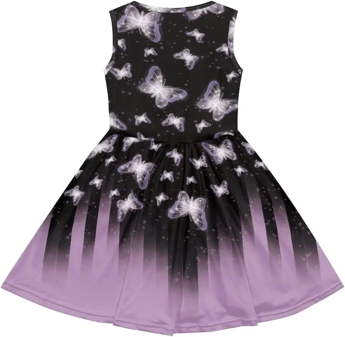 Cute Sundress with Pockets for Girls Casual Dress Knee Length Sleeveless Beach Skirts for 2-14T Teen Girls