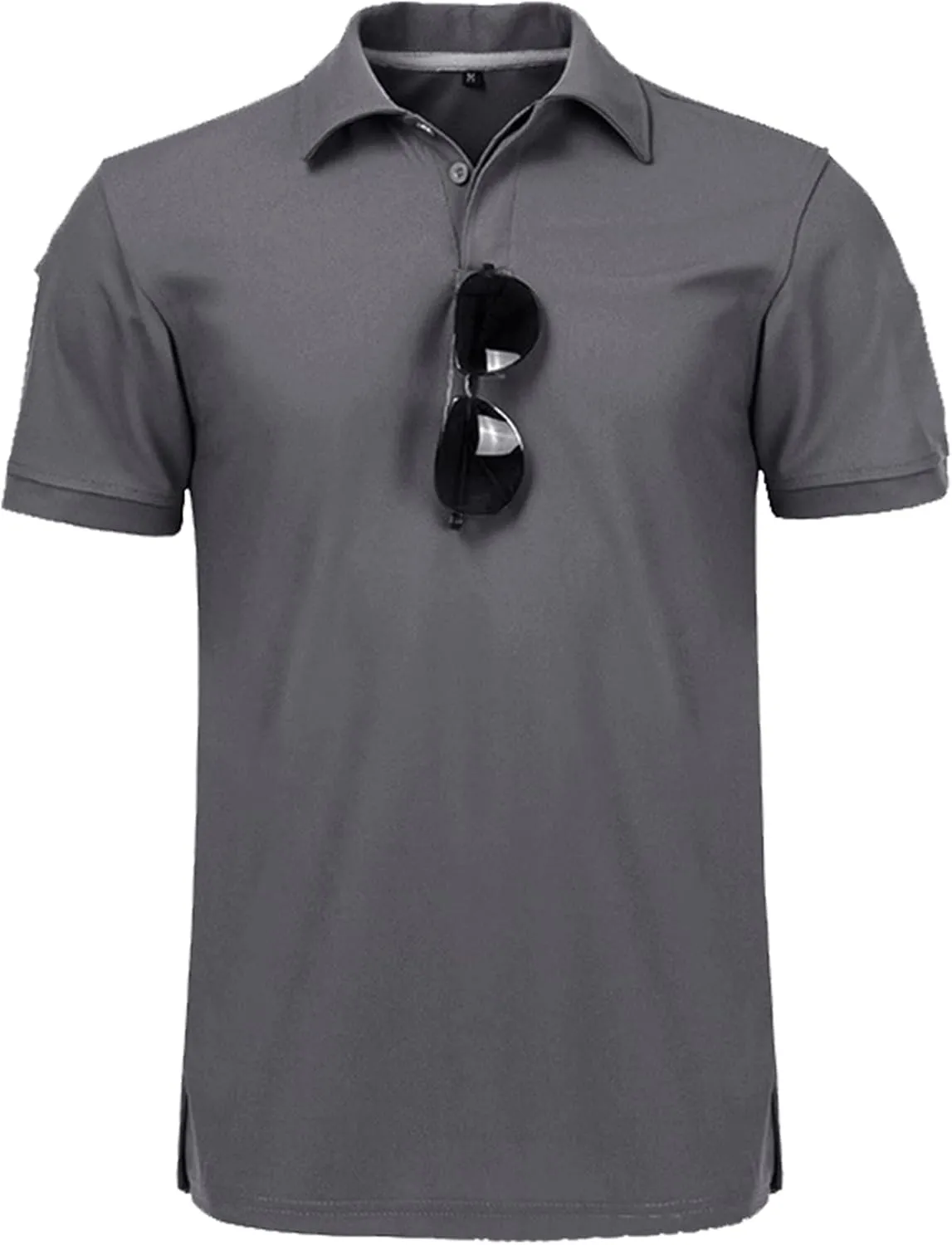 disi Mens Polo Shirts Quick-Dry Cool Short Sleeve Sports Casual Tennis Golf Shirt for Men