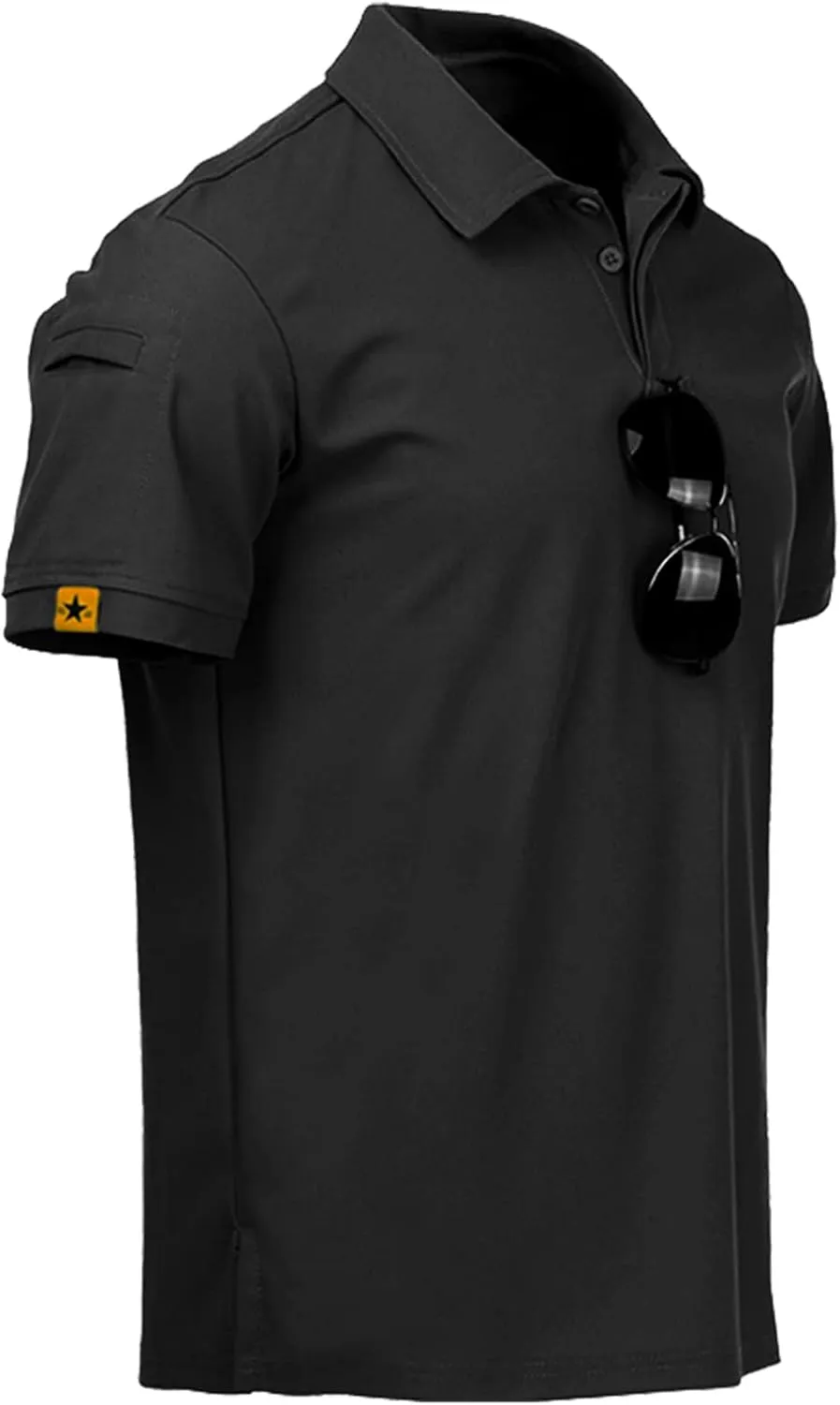 disi Mens Polo Shirts Quick-Dry Cool Short Sleeve Sports Casual Tennis Golf Shirt for Men