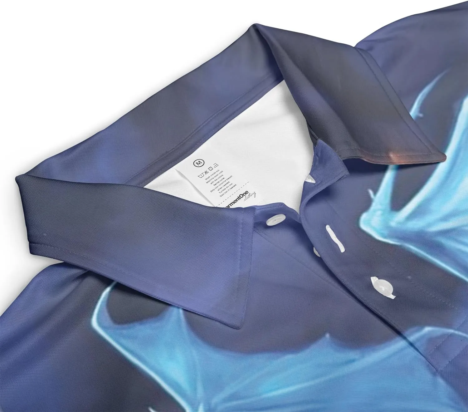 Dragon Polo Shirts for Men - Mythical Creature Men's Regular Fit Quick Dry Golf Polo Shirt Series 06