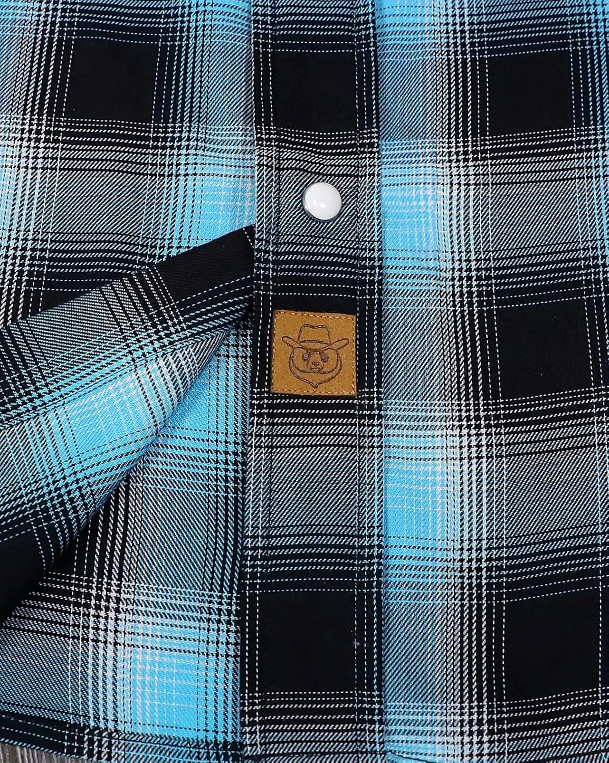 Dubinik50% Viscose derived from Bamboo,50% Polyester Mens Short Sleeve Western Cowboy Pearl Snap Casual Plaid Shirts for Men