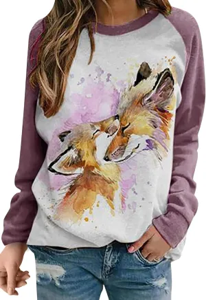 EFOFEI Womens Easter Bunny Sweatshirts Casual Cute Rabbit Tops Oversized Long Sleeve Shirts