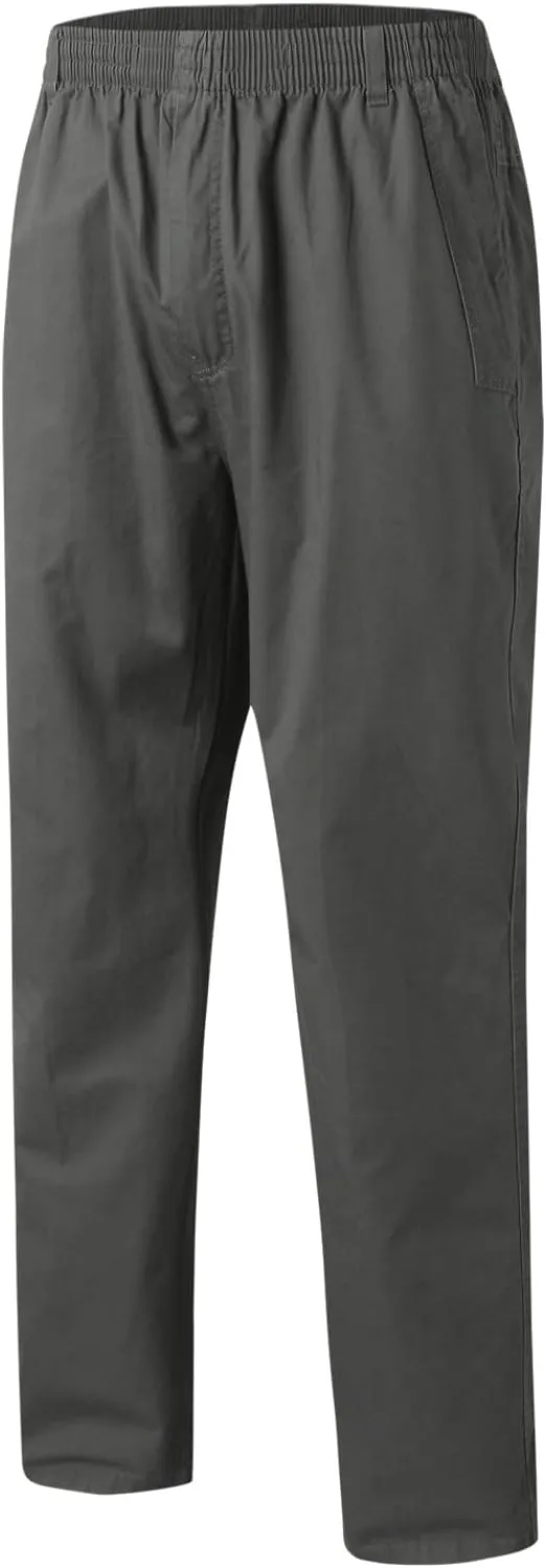 FZVYD Men's Pants Men's Relaxed Fit Causal Work Streetwear Baggy Joggers Drawstring Sweatpants with Pockets 2023