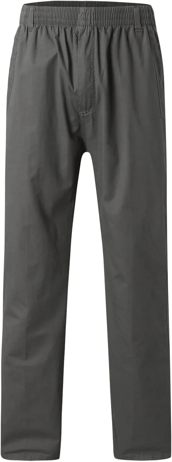 FZVYD Men's Pants Men's Relaxed Fit Causal Work Streetwear Baggy Joggers Drawstring Sweatpants with Pockets 2023