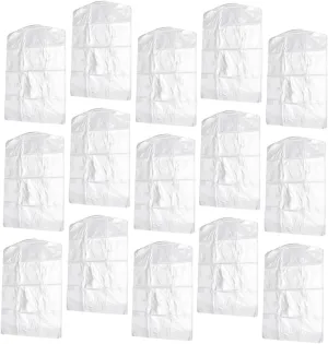 Hanging Wardrobe Suit Protector Bag Dust Bags Jacket Storage Dry Cleaning Shop Tool