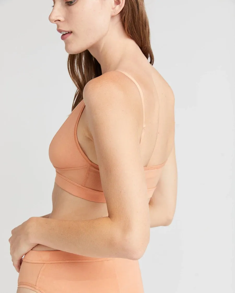 High Cut Bralette (Clay)