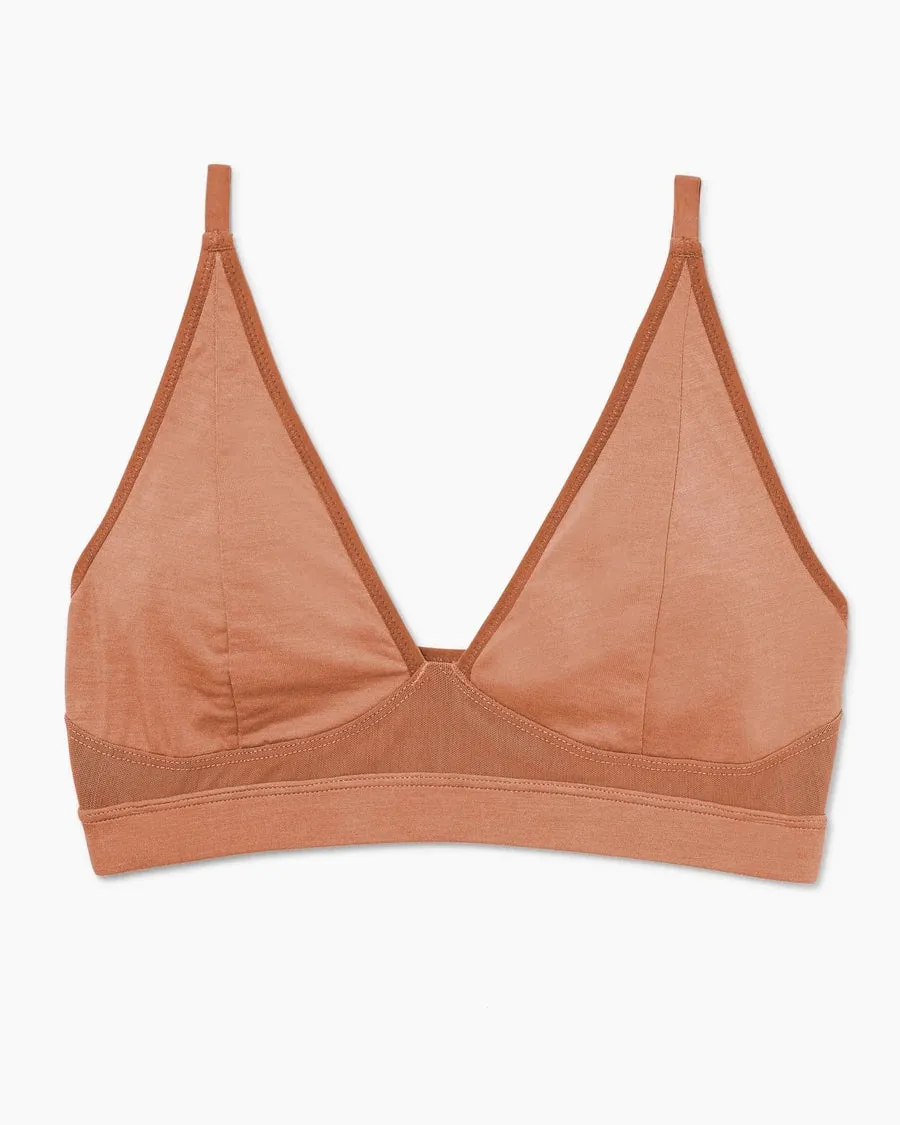 High Cut Bralette (Clay)