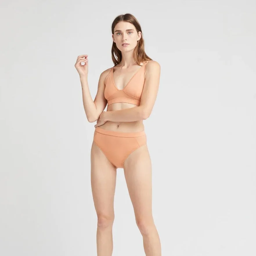 High Cut Bralette (Clay)