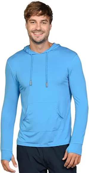 INGEAR Sun Shirts for Men - Lightweight SPF 50  UV Protection Hoodie with Pocket for Fishing, Running, Hiking, Swim Rashguard