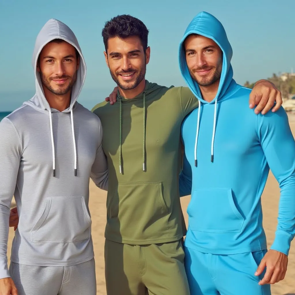 INGEAR Sun Shirts for Men - Lightweight SPF 50  UV Protection Hoodie with Pocket for Fishing, Running, Hiking, Swim Rashguard