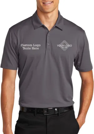 INK STITCH Men K398 Custom Embroidery Add Logo Texts Staff Performance Polo Shirts
