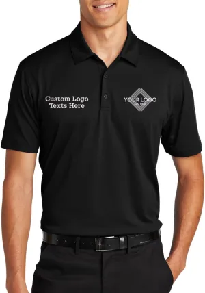 INK STITCH Men K398 Custom Embroidery Add Logo Texts Staff Performance Polo Shirts
