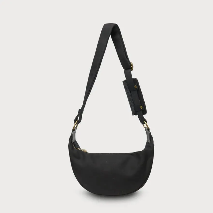 Islander The Luna Bag for Women Harris Tweed Crossbody With Detachable Card Wallet