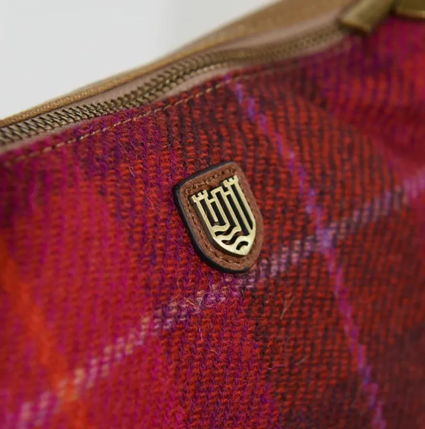 Islander The Luna Bag for Women Harris Tweed Crossbody With Detachable Card Wallet
