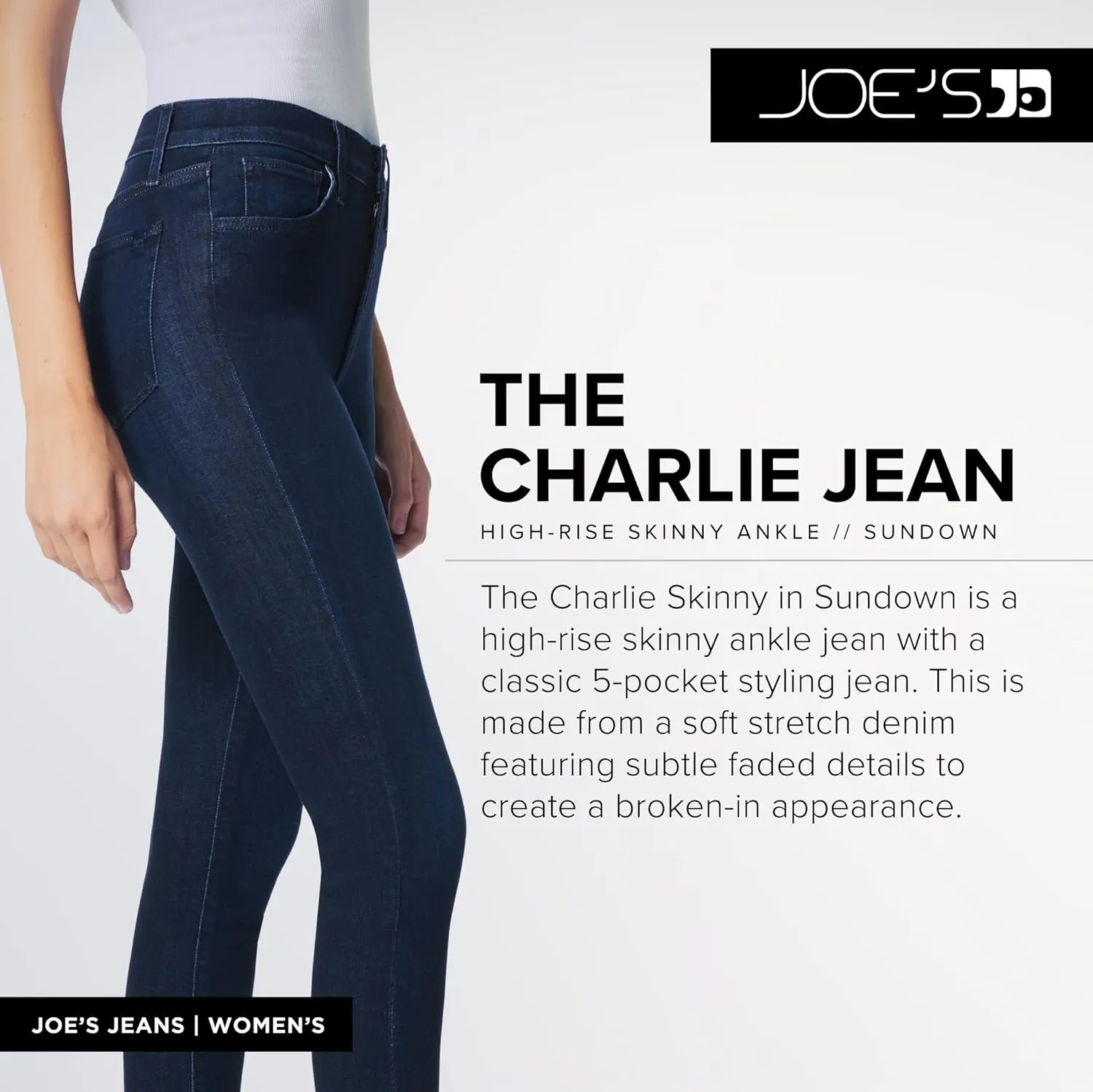 Joe's Women's The Charlie High Rise Skinny Ankle Jean