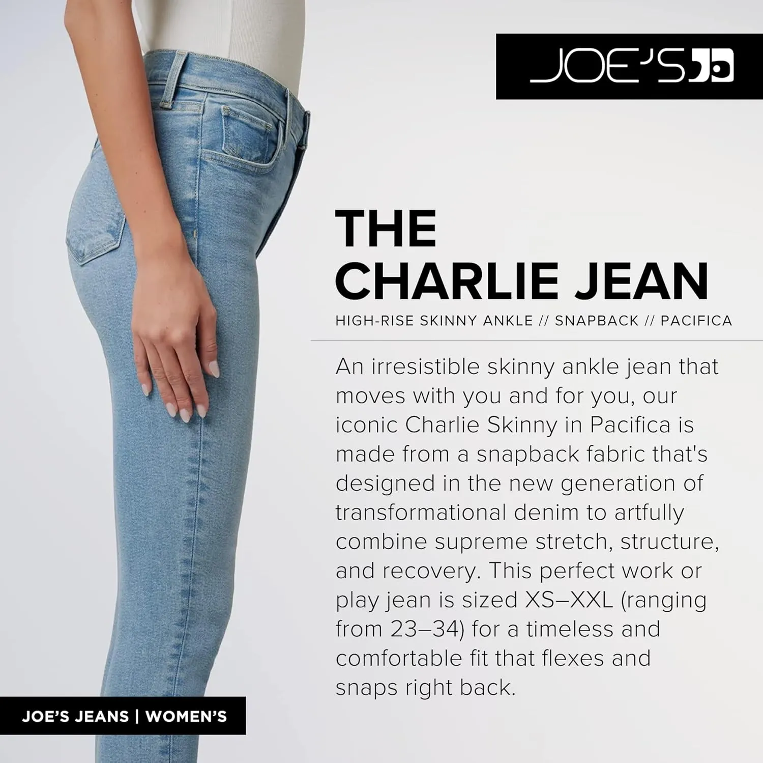 Joe's Women's The Charlie High Rise Skinny Ankle Jean