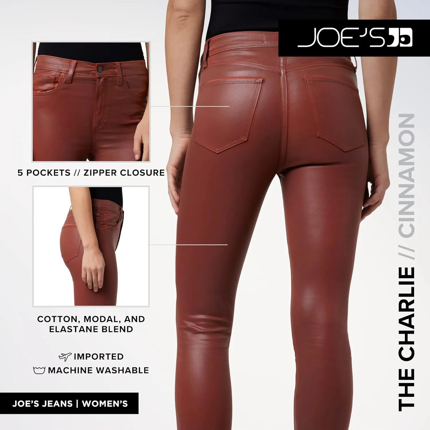 Joe's Women's The Charlie High Rise Skinny Ankle Jean