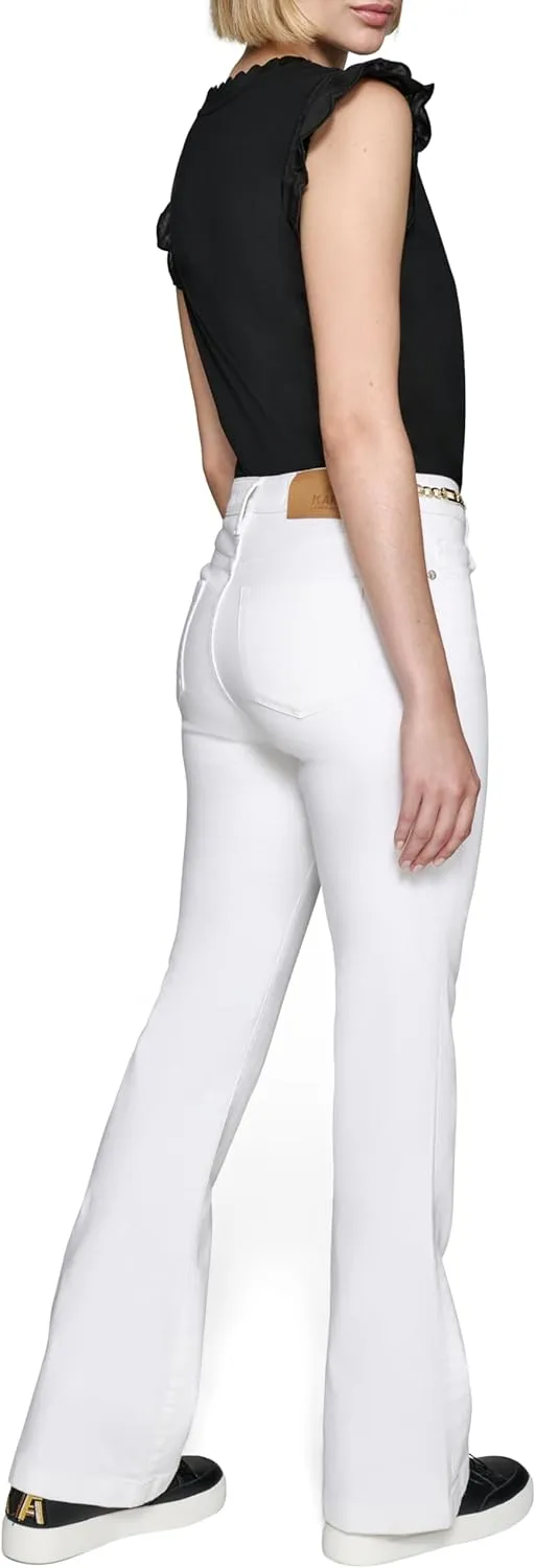 Karl Lagerfeld Paris Women's Wide Leg Fashion Denim
