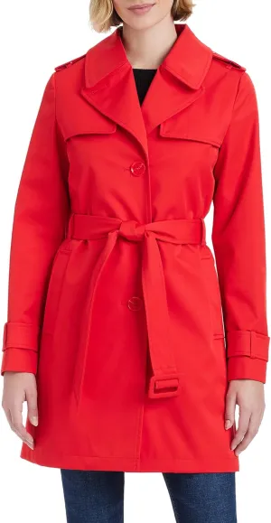 kate spade new york Women's Pleated Back Trench Coat
