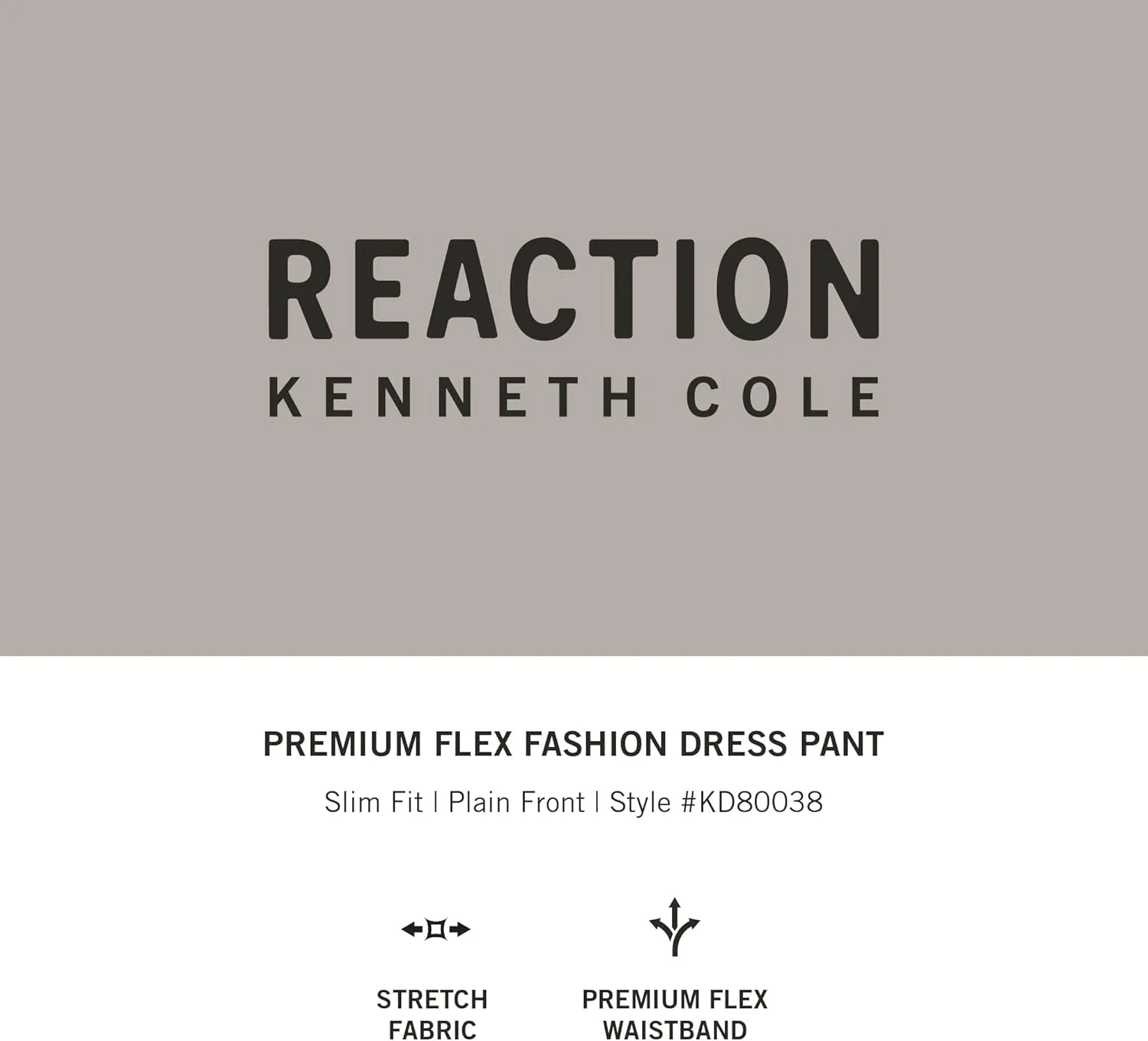 Kenneth Cole REACTION Men's Fashion Patterned Slim Fit Dress Pant